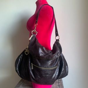 Express Bronze Slouchy Fold-over Purse